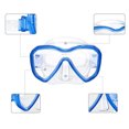 thumbnail image 4 of Snorkel set diving set snorkel mask, 4 of 5