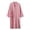 Pink, variant on Bocqde Robe for Women Casual Solid Color Knot Bathrobe Soft Lightweight Cotton Nightgown with Pocket