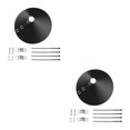 thumbnail image 2 of bedienty Mangeoire pour Animaux en Plastique, Protection Extérieure Réutilisable pour l'Alimentation des Grains 12 Pouces 2Ensemble, 2 of 6