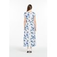 thumbnail image 3 of Robe Longue Simple Hawaïenne à Manches Cap Luau pour Femme TG Day Dream Bloom, 3 of 5