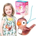 thumbnail image 2 of MVRLSH Under 10$ Children's Toy Bird Whistle With Hanging Rope Fidgeting Toy Plastic Whistle Gift Suitable For 4 8 Year Old Children's Birthday Gift, 2 of 5