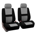 thumbnail image 3 of Shisuyan 2 Pcs Full Set Auto Car Seat Covers Light Breathable Interior Split Bench Covers (Beige), 3 of 6