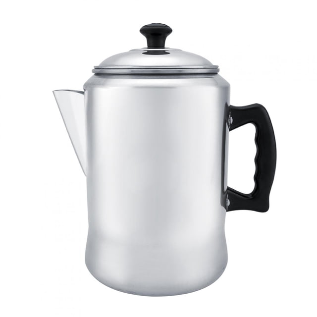 Coffee Percolator - Aluminum Alloy Coffee Maker Pot Percolator Tea Kettle Stove Top with Lid