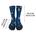 thumbnail image 4 of Crew Socks for Men Cute Banana Print Novelty Soft Lightweight One Size, 4 of 4
