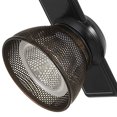thumbnail image 4 of Benjara BM223664 12W Integrated LED Metal Track Fixture with Mesh Head, Black & Bronze, 4 of 5