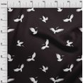thumbnail image 3 of oneOone Cotton Poplin Chocolate Brown Fabric Bird Craft Projects Decor Fabric Printed By The Yard 56 Inch Wide, 3 of 4