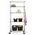 thumbnail image 1 of TRINITY EcoStorage™ 5-Tier Wire Shelving Rack | 36" X 18" X 72" | Nsf | Includes Wheels | Chrome, 1 of 9