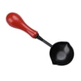 thumbnail image 2 of Wax Spoon Non Stick Wax Melting Spoon Wax Sealing Melting Spoon With Wooden Handle Vintage Wax Warmer Elegant Spoon For Wax Gift Envelope Wedding Invi, 2 of 3