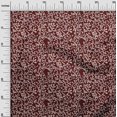 thumbnail image 3 of oneOone Rayon Maroon Fabric Asian Block Sewing Material Print Fabric By The Yard 56 Inch Wide, 3 of 4