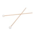 thumbnail image 2 of 2PCS Marimba en Bois Jouant des Maillets en Silicone Tête de Balle Maple Poignée Percussion Maillets, 2 of 14