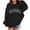 Black, variant on Aocisk Stylish Girls Pullover Hoodies Long Sleeve Casual Sweatshirts Comfortable Kids Outerwear For Autumn Winter Seasons Black 11-12 Years