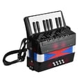 thumbnail image 1 of Labymos Kids Children 17-Key 8 Bass Mini Small Accordion Educational Musical Instrument Rhythm Band Toy, 1 of 7