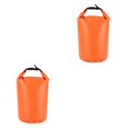 thumbnail image 2 of Transemion Waterproof Dry Bag Roll Top Dry Compression Sack for Rafting Boating Hiking Camping 75L orange 8L 2Set, 2 of 6