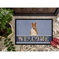 thumbnail image 3 of Carolines Treasures BB5716MAT Tapis d'Intérieur Ou d'Extérieur Bull Terrier Rouge Blanc de 18 x 27 Po, 3 of 4