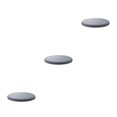 thumbnail image 2 of Baohd Chaise Coussin Souple Confortable et Peau Agréable Large Application Coussin Rond Gris Clair 40cm 3Set, 2 of 6