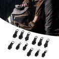 thumbnail image 4 of Zipper Head, Extensive Use Clothes Accessory 12Pcs Removable Easy To Use  for Jeans for Jackets for Home for DIY Sewing for Art Crafts for Trousers Black,Coffee,Silver, 4 of 7