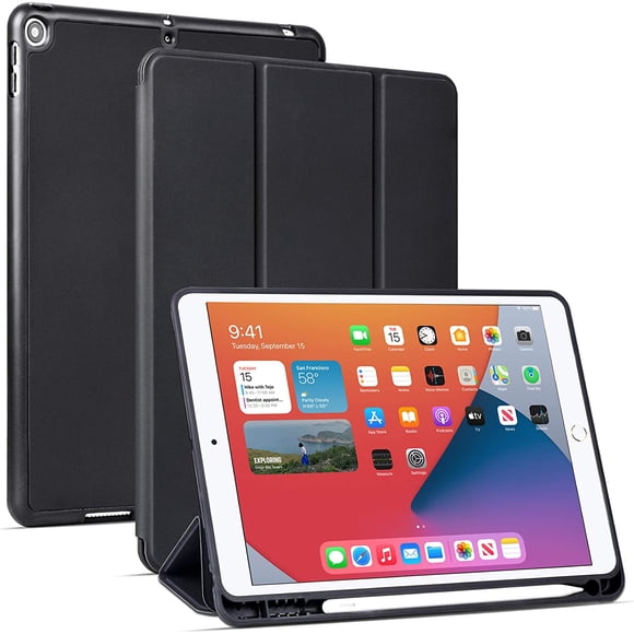 iPad 10.2 inch Case (9th Generation 2021) &(7th Generation 2019) & (8th Generation 2020) Auto Wake/Sleep Feature Standing Cover