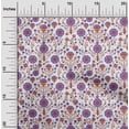 thumbnail image 2 of oneOone Polyester Spandex Dusty Purple Fabric Florals Sewing Craft Projects Fabric Prints By Yard 56 Inch Wide, 2 of 4