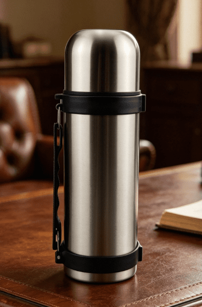 Mainstays 1L Flacon isolé en acier inoxydable pour boissons chaudes et froides