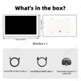 thumbnail image 4 of LESOWN Moniteur Auxiliaire Blanc 5 Pouces HDMI IPS 800x480 Écran LCD mini pour Raspberry Pi TV Box Ordinateur PC, 4 of 9