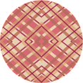 thumbnail image 1 of Ahgly Company Tapis de Zone Rond d'Intérieur Lavable à la Machine, Style Transitionnel en Fourrure de Sable, 3 Pieds Rond, 1 of 7