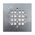 thumbnail image 1 of Drain de douche carré « Abstract » de Floor Choice, 4,25 po, 1 of 1