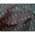 thumbnail image 4 of oneOone Silk Tabby Fabric Diamond & Paisley Block Printed Fabric 1 Yard 42 Inch Wide, 4 of 4