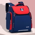 thumbnail image 3 of Agiferg Cartoon Elementary School Backpack Large Capacity Polyester Nylon School Bag For Kids Small Size(15x11.4x6.3in), 3 of 7