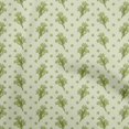 thumbnail image 1 of oneOone Polyester Spandex Light Green Fabric Floral Sewing Material Print Fabric By The Yard 56 Inch Wide, 1 of 5