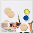 thumbnail image 4 of Miangastore Pastime Activity Unfinished Circle Light Brown 20Pack 1.97x1.97in, 4 of 8