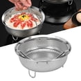 thumbnail image 1 of Panier Vapeur avec Poignée et Pieds Pliables, Passoire Multifonction en Acier Inoxydable avec Insert Vapeur et Pieds Surélevés, Idéal pour Casserole de Cuiseur à Riz Électrique, 1 of 7