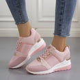 thumbnail image 1 of Babysbule Chaussures pour Femmes en Liquidation, Chaussures Plates-Formes Décontractées à Lacets à Talon Compensé à Paillettes Chaussures Simples Espadrilles Femmes, 1 of 6