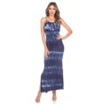 thumbnail image 2 of White Mark Robe Maxi Superposée Teinture sur Nœuds Kalea pour Femme, 2 of 5