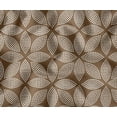 thumbnail image 1 of Soimoi 56 Inch Wide Polyester Canvas Fabric By 2 Yard - Geometric Theme - Brown - Water-Resistant Outdoor & Upholstery Material, 1 of 7