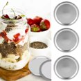 thumbnail image 3 of 24 Pcs Mason Jar Lid, Stainless Steel Container Lid Glass Jars Containers Lid Replacement Cover Reusable Jar Cover Lid Sealing Canning Jar Lids for Regular Wide Mouth Jar, 3 of 7