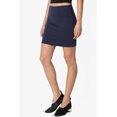 thumbnail image 4 of Jupe Tube Double Couche Taille Haute en Coton Extensible Basique pour Femmes, 4 of 7