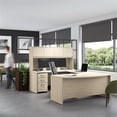 thumbnail image 3 of Studio C 72W x 30D L Shaped Desk in Natural Elm - Engineered Wood, 3 of 6