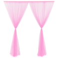 thumbnail image 2 of MesaSe 1 Panel Fiber Sheer Backdrop Curtain Arch Drapes Wrinkle-Free 5ft x 9.2ft, 2 of 24