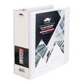 thumbnail image 4 of Moustache PVC 3-Hole View Binder, Letter Size, White - 2" D/3" D, 4 of 6