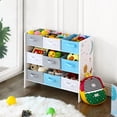 thumbnail image 3 of SONGMICS Children's Storage Shelf for Toys and Books, Toy Chest with 9 Removable Boxes, 3 of 5
