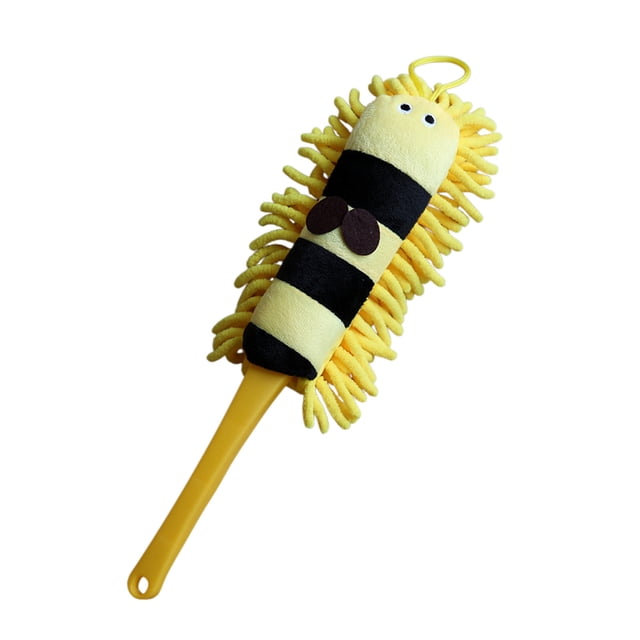 Btomtd Duster Cartoons Cute Sweeping Cleaning Duster Duster Cleaning Brush Sweeping Ash, Yellow