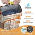 thumbnail image 3 of Boho Chic Vintage Fashion Insulated Cooler Backpack - 20L Soft Cooler Bag, Tribal Patterns, 3 of 6