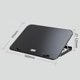 thumbnail image 2 of Laptop Laptop Cooling Pad Five Level Angle Adjustment Quick Cooling Low Noise Laptop Computer Radiator Stand, 2 of 7