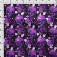 thumbnail image 4 of oneOone Velvet Purple Fabric Skull Sewing Craft Projects Fabric Prints By Yard 58 Inch Wide, 4 of 5