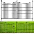 thumbnail image 1 of Panels Decorative Garden Fence with Gate Dog Fence Outdoor for Yard Animal Barrier Fence No Dig Rustproof Metal Garden Edging Fence and Borders Temporary Fenc, 1 of 6