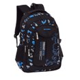 thumbnail image 1 of ruzhgo Students Book Stationery Storage Printed School Bag Hiking Portable Zipper Closure Backpack Large Capacity Knapsack Rucksack Blue Large Blue Large, 1 of 6