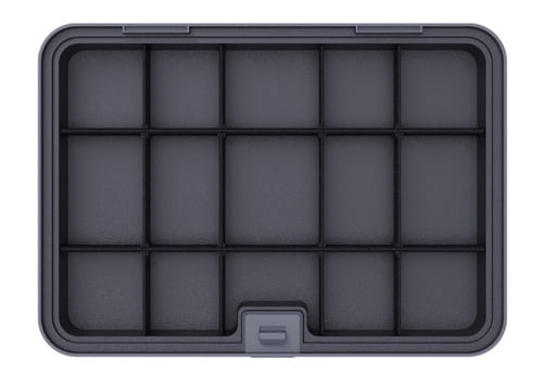 Organisateur Modulaire pour Boîte à Outils, Plateau de Rangement à 18 Compartiments Réglables pour Vis, Embouts et Petites Pièces (X1-D, Convient aux Boîtes à Outils de la Série X)