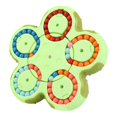 thumbnail image 2 of Bunblic Rotating Bean Cube Educational Toys Creative Handheld Toy Sensory Toy Puzzle for Green, 2 of 8