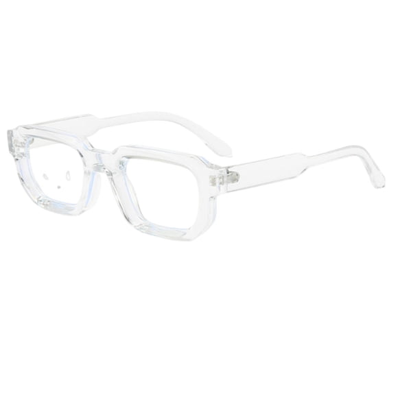 Square Rectangular Frame Blue Light Blocking Glasses For Men And Women With Thick