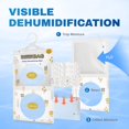 thumbnail image 5 of Vacplus Moisture Absorbers Hanging Closet Dehumidifier Bags Humidity Packs Desiccant Closet Dehumidifiers and Odor Eliminator with Fragrance Free for Fresher Air 10 Pack 9.8OZ, 5 of 5